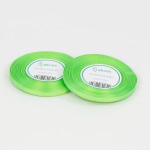 Wstążka rypsowa Akces Zielona jasna, 12mm x 33m